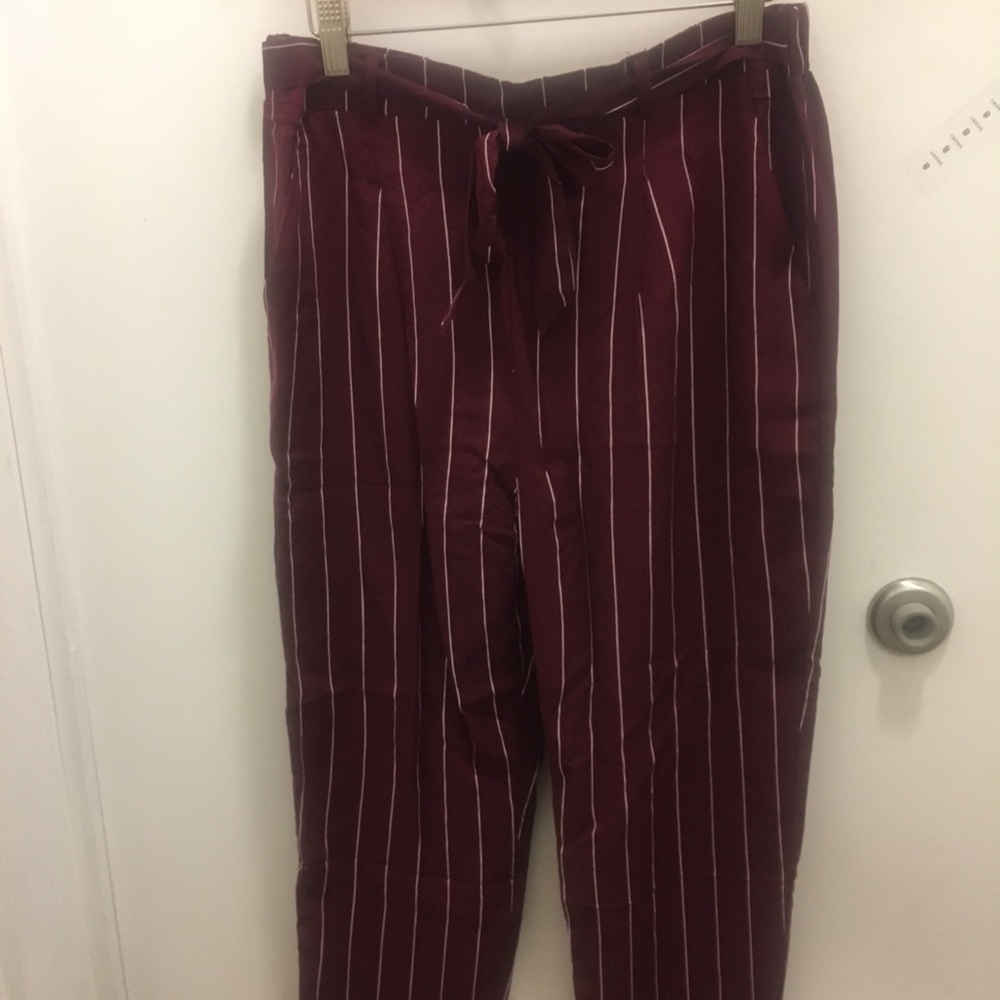 Pinstripe pants
